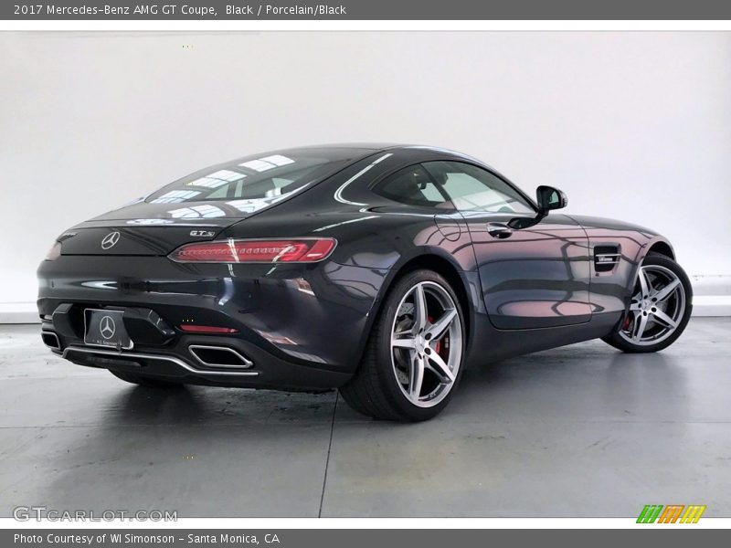 Black / Porcelain/Black 2017 Mercedes-Benz AMG GT Coupe