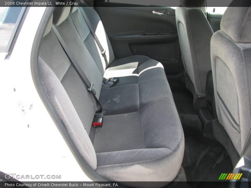 White / Gray 2008 Chevrolet Impala LS