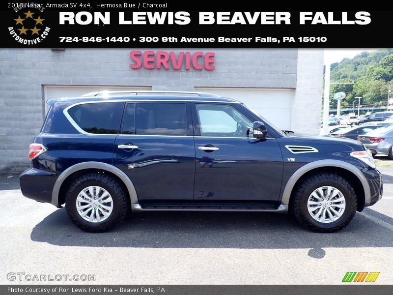 Hermosa Blue / Charcoal 2018 Nissan Armada SV 4x4