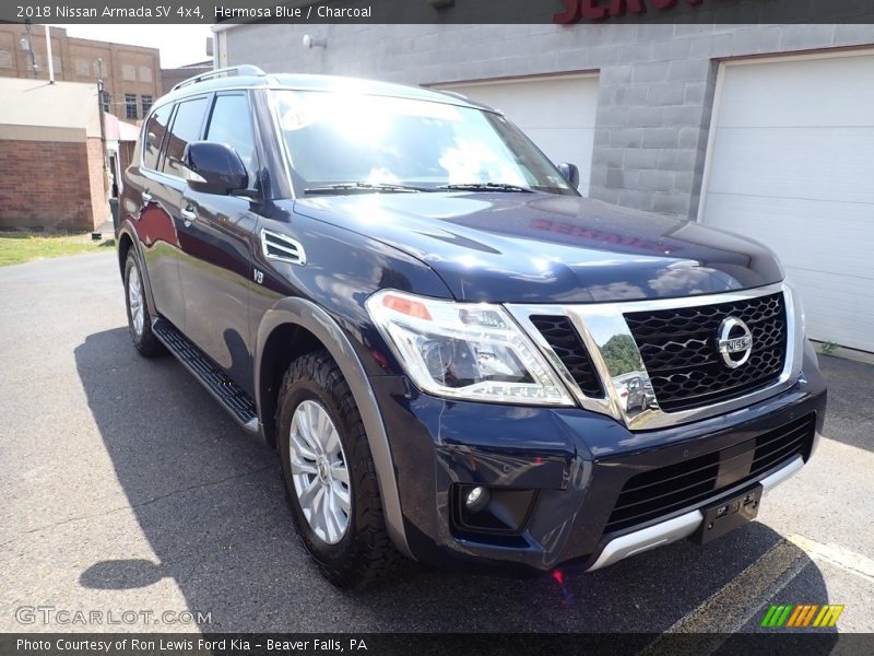 Hermosa Blue / Charcoal 2018 Nissan Armada SV 4x4