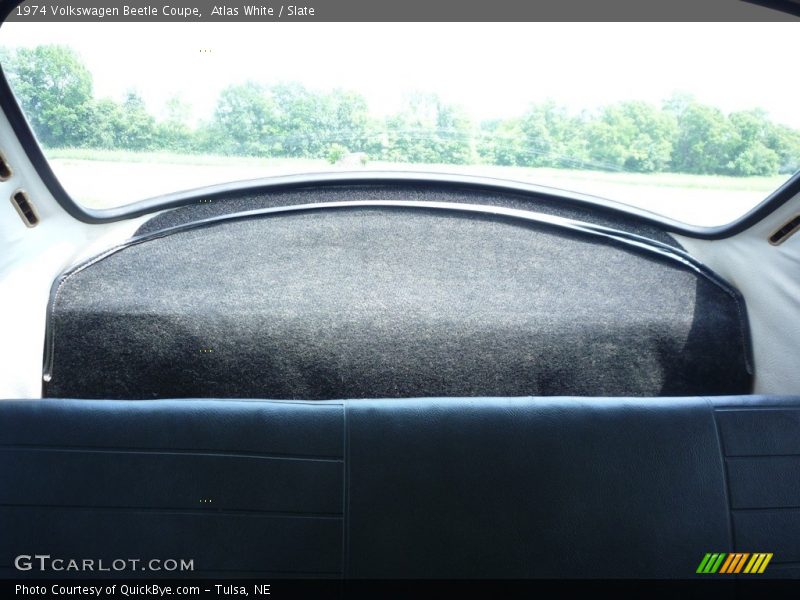 Atlas White / Slate 1974 Volkswagen Beetle Coupe