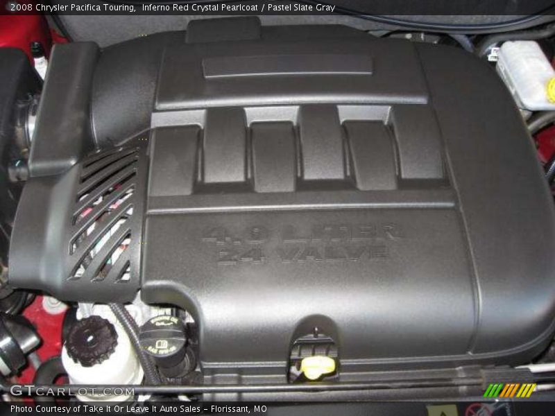Inferno Red Crystal Pearlcoat / Pastel Slate Gray 2008 Chrysler Pacifica Touring