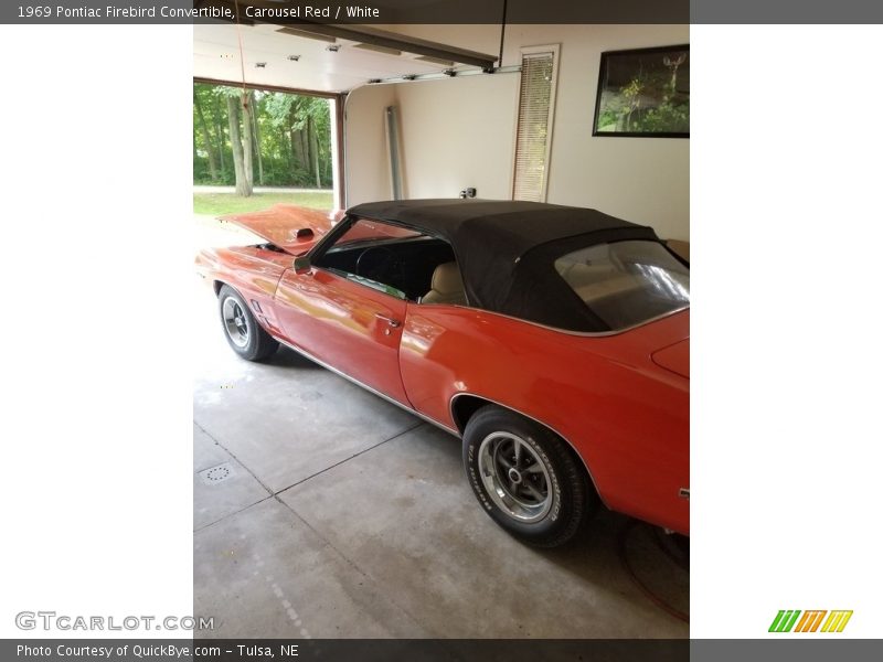 Carousel Red / White 1969 Pontiac Firebird Convertible
