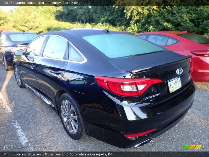 Phantom Black / Beige 2017 Hyundai Sonata Sport