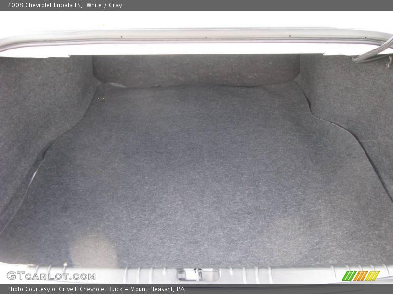 White / Gray 2008 Chevrolet Impala LS