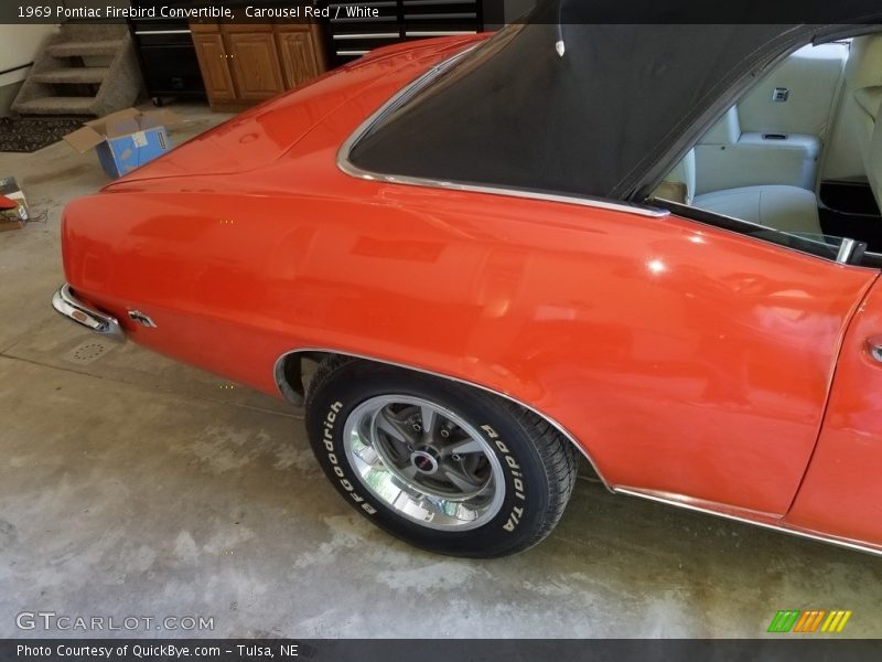 Carousel Red / White 1969 Pontiac Firebird Convertible