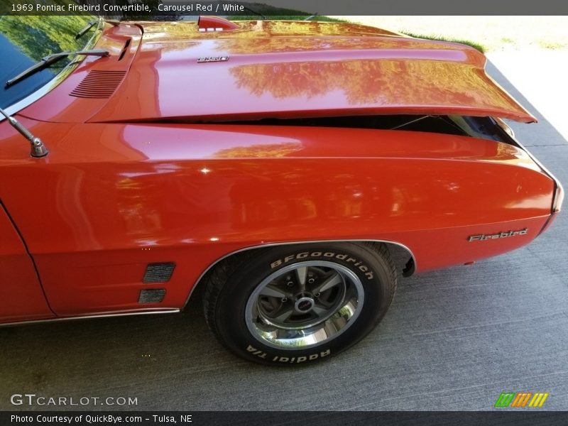 Carousel Red / White 1969 Pontiac Firebird Convertible