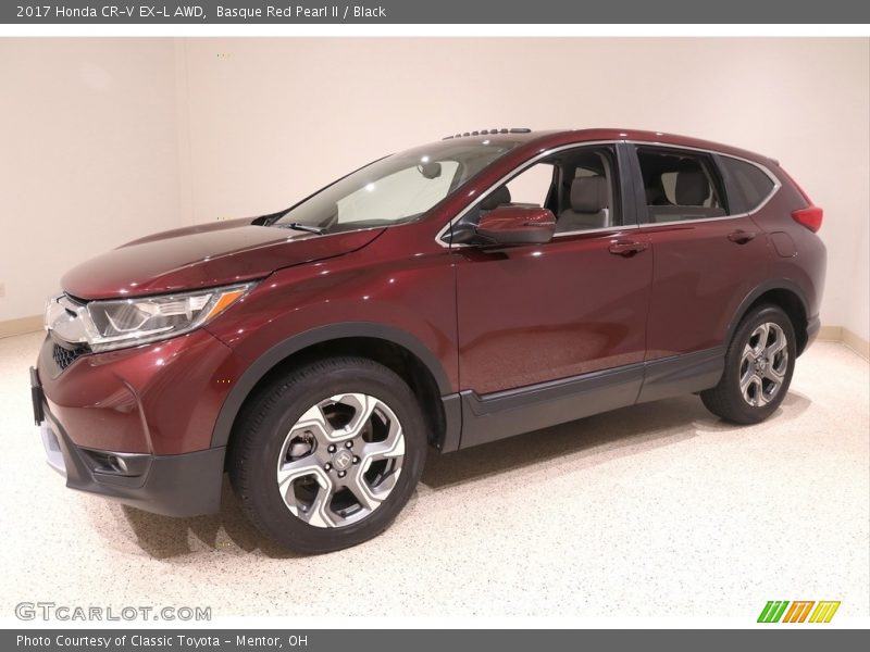 Basque Red Pearl II / Black 2017 Honda CR-V EX-L AWD