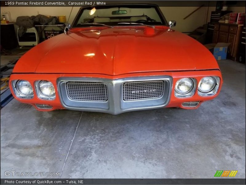 Carousel Red / White 1969 Pontiac Firebird Convertible
