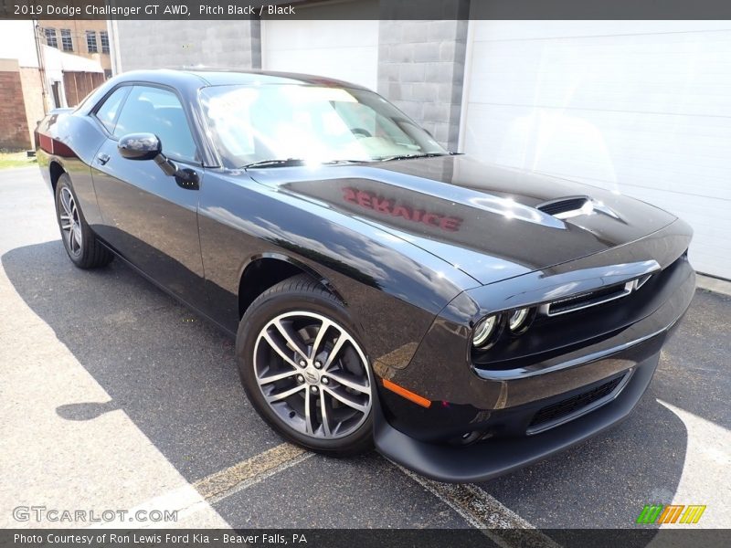 Pitch Black / Black 2019 Dodge Challenger GT AWD