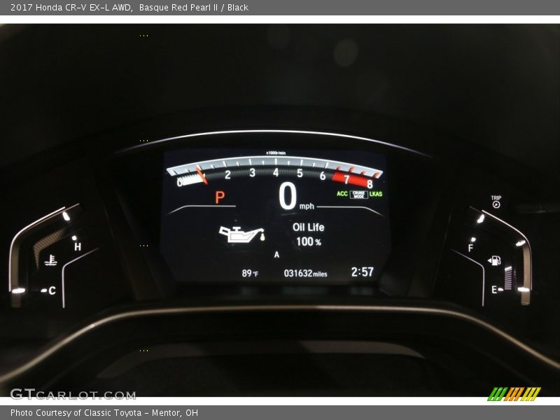 Basque Red Pearl II / Black 2017 Honda CR-V EX-L AWD