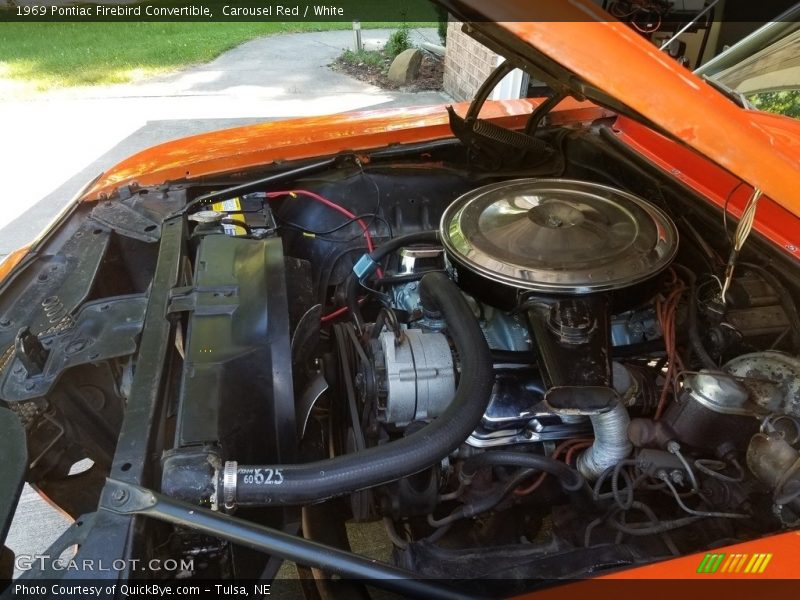 Carousel Red / White 1969 Pontiac Firebird Convertible