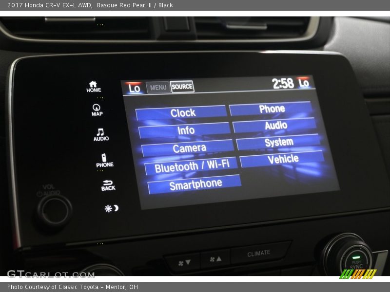 Basque Red Pearl II / Black 2017 Honda CR-V EX-L AWD