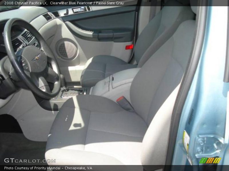 Clearwater Blue Pearlcoat / Pastel Slate Gray 2008 Chrysler Pacifica LX