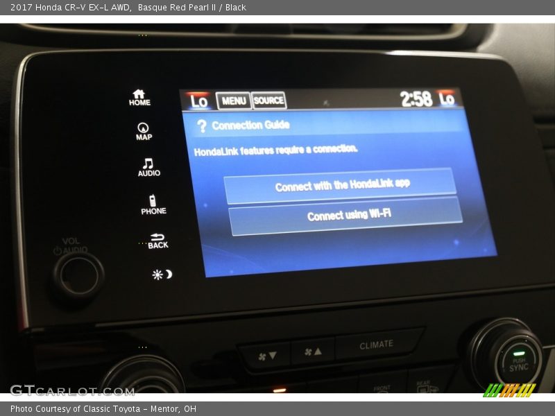 Basque Red Pearl II / Black 2017 Honda CR-V EX-L AWD