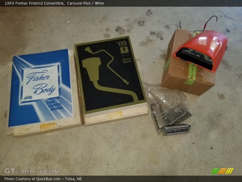 Carousel Red / White 1969 Pontiac Firebird Convertible