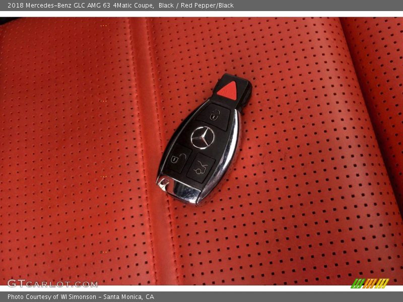 Black / Red Pepper/Black 2018 Mercedes-Benz GLC AMG 63 4Matic Coupe