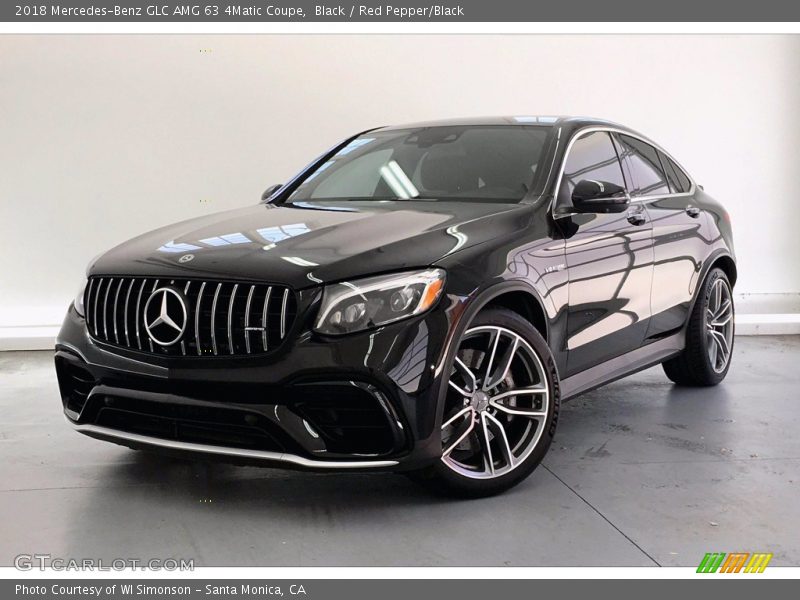 Black / Red Pepper/Black 2018 Mercedes-Benz GLC AMG 63 4Matic Coupe