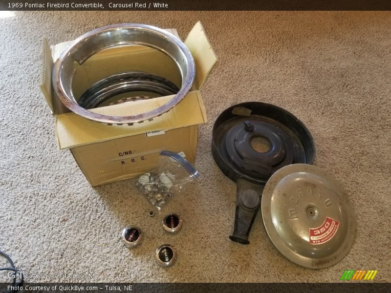 Carousel Red / White 1969 Pontiac Firebird Convertible