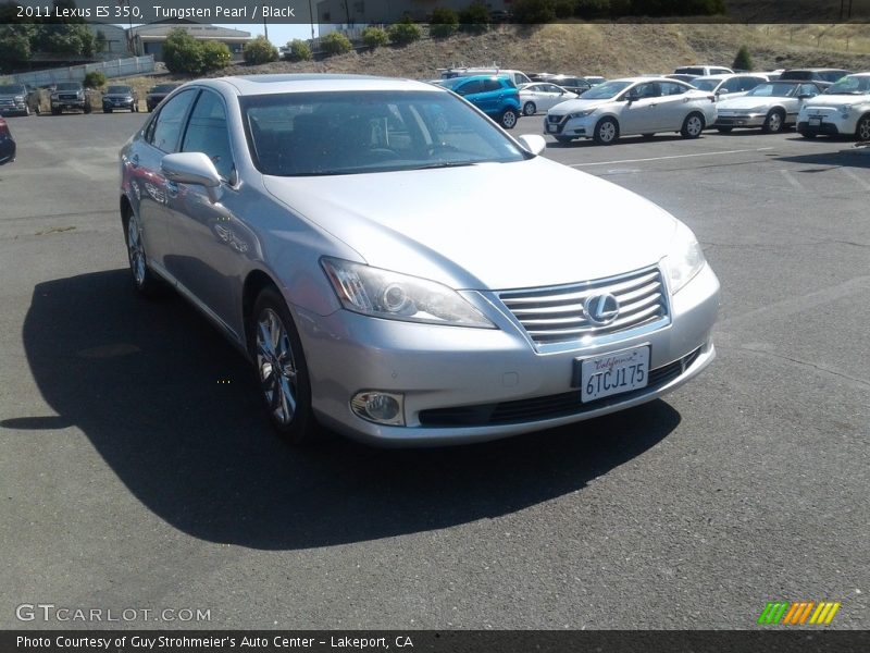 Tungsten Pearl / Black 2011 Lexus ES 350