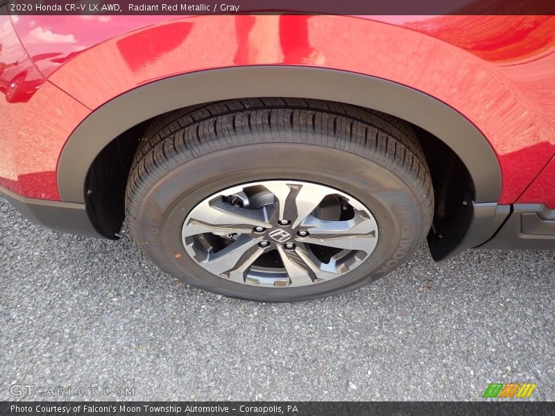 Radiant Red Metallic / Gray 2020 Honda CR-V LX AWD