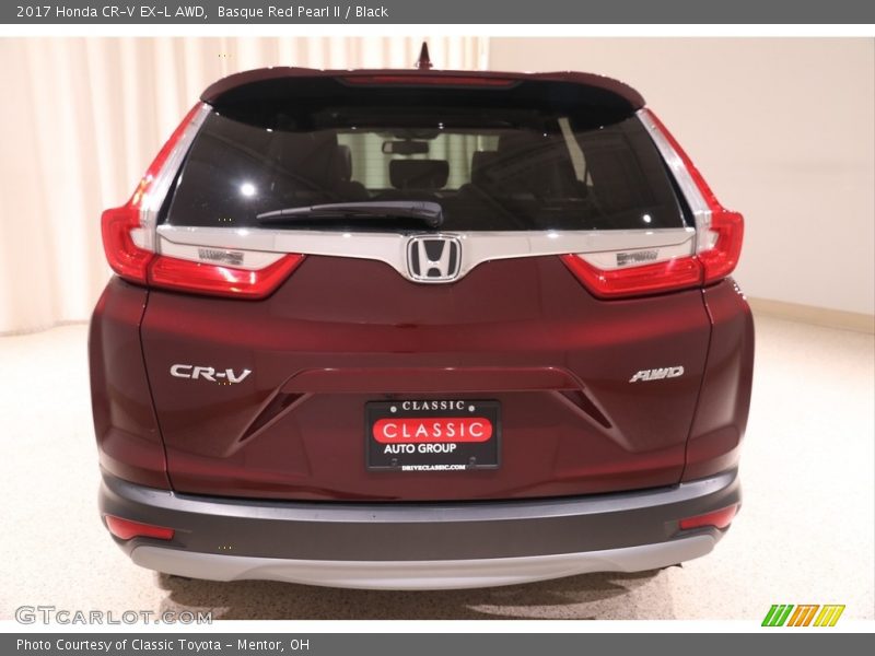 Basque Red Pearl II / Black 2017 Honda CR-V EX-L AWD