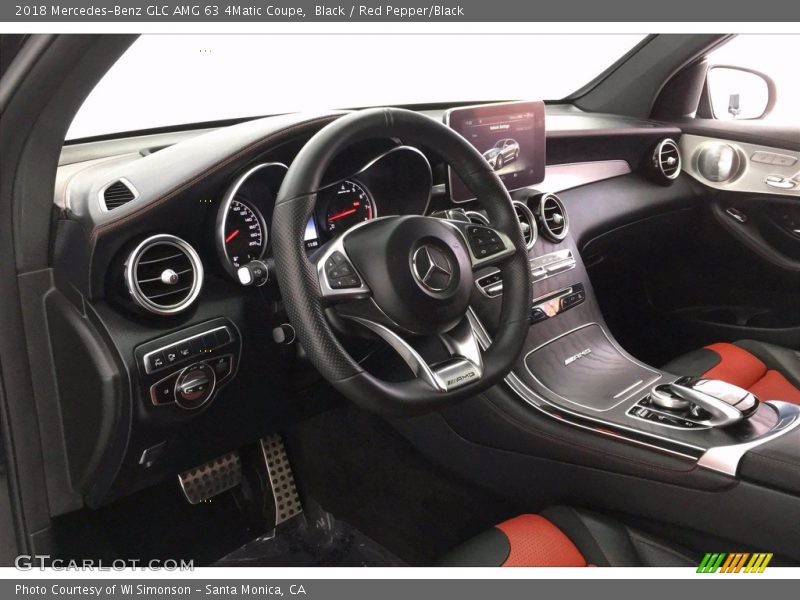 Black / Red Pepper/Black 2018 Mercedes-Benz GLC AMG 63 4Matic Coupe