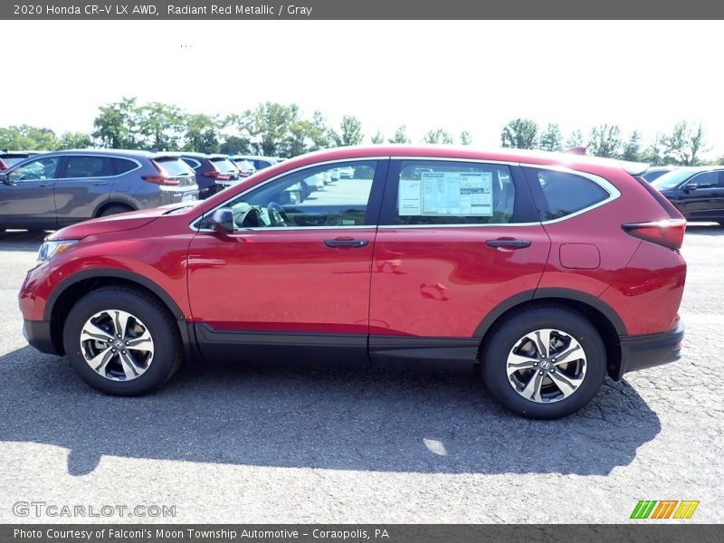 Radiant Red Metallic / Gray 2020 Honda CR-V LX AWD