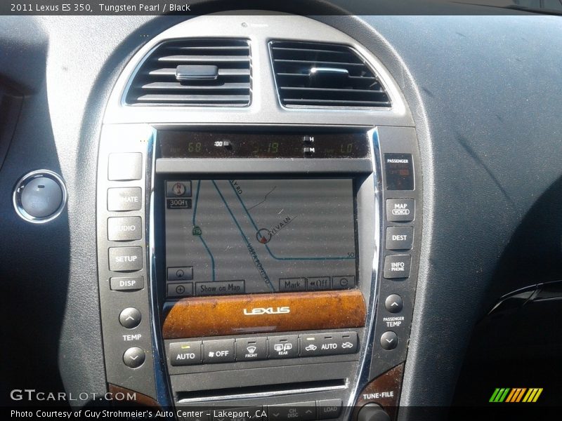 Tungsten Pearl / Black 2011 Lexus ES 350
