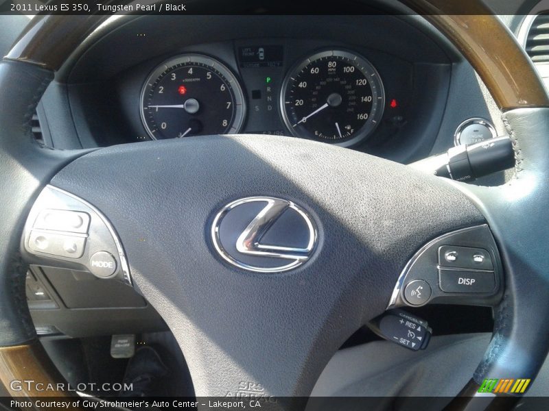 Tungsten Pearl / Black 2011 Lexus ES 350
