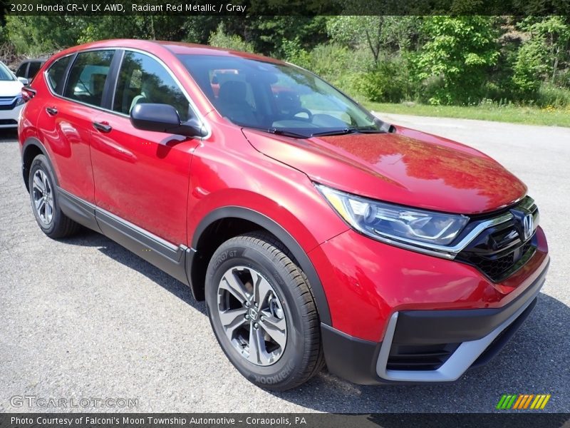 Radiant Red Metallic / Gray 2020 Honda CR-V LX AWD