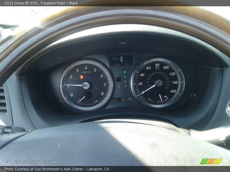 Tungsten Pearl / Black 2011 Lexus ES 350