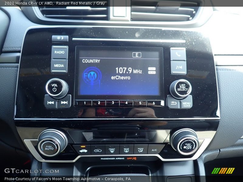 Radiant Red Metallic / Gray 2020 Honda CR-V LX AWD