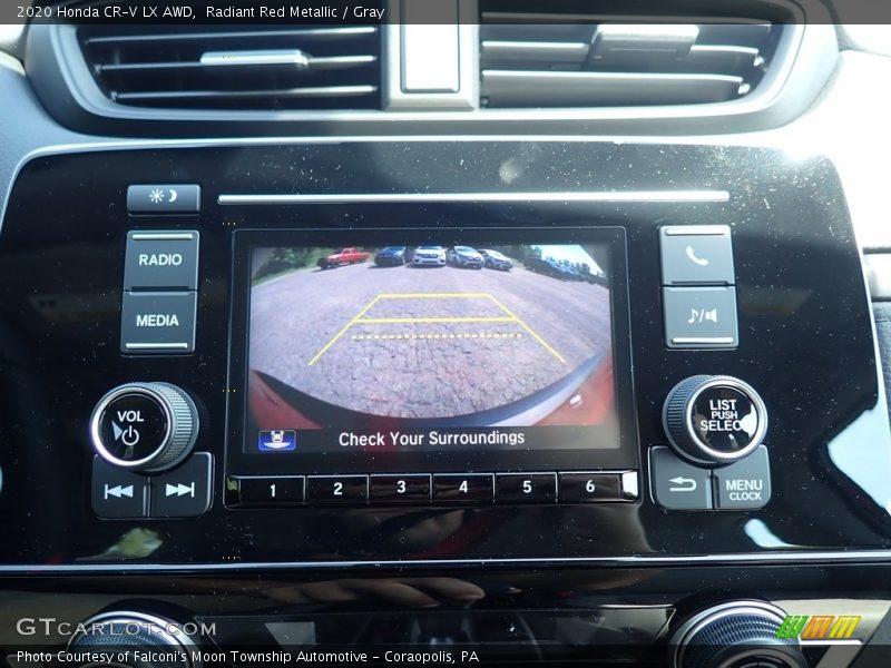 Radiant Red Metallic / Gray 2020 Honda CR-V LX AWD