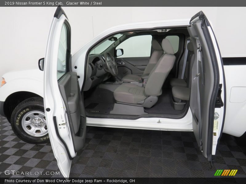  2019 Frontier S King Cab Steel Interior