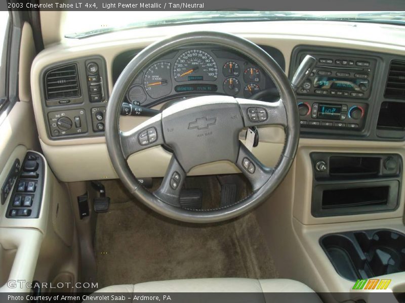 Light Pewter Metallic / Tan/Neutral 2003 Chevrolet Tahoe LT 4x4