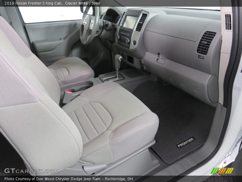 Front Seat of 2019 Frontier S King Cab