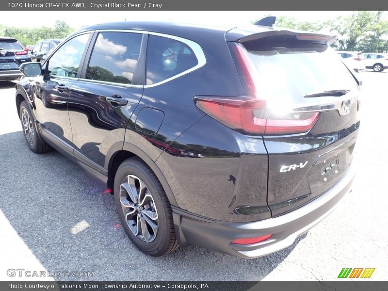 Crystal Black Pearl / Gray 2020 Honda CR-V EX AWD