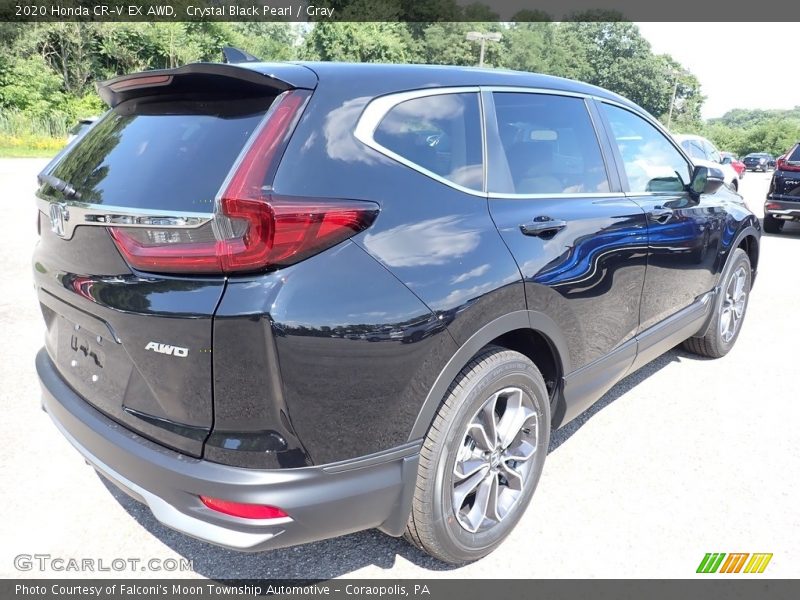 Crystal Black Pearl / Gray 2020 Honda CR-V EX AWD
