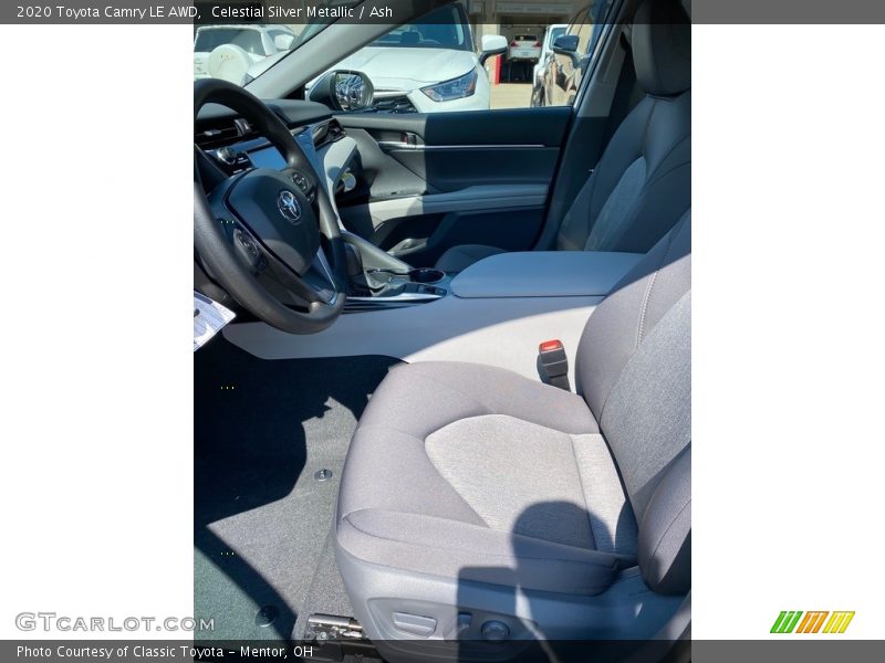 Celestial Silver Metallic / Ash 2020 Toyota Camry LE AWD