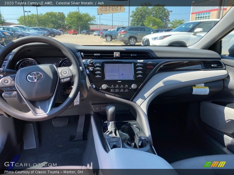 Celestial Silver Metallic / Ash 2020 Toyota Camry LE AWD