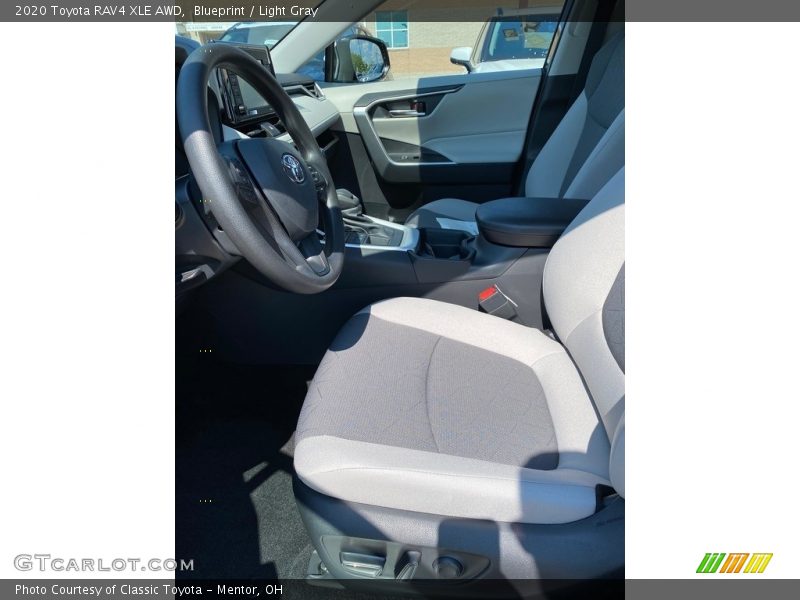 Blueprint / Light Gray 2020 Toyota RAV4 XLE AWD