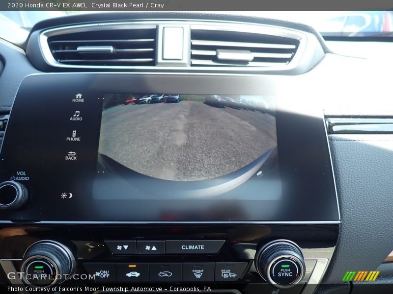 Crystal Black Pearl / Gray 2020 Honda CR-V EX AWD