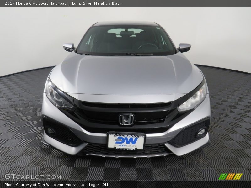 Lunar Silver Metallic / Black 2017 Honda Civic Sport Hatchback