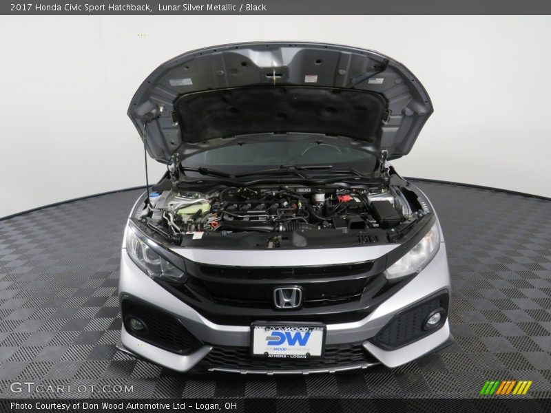Lunar Silver Metallic / Black 2017 Honda Civic Sport Hatchback