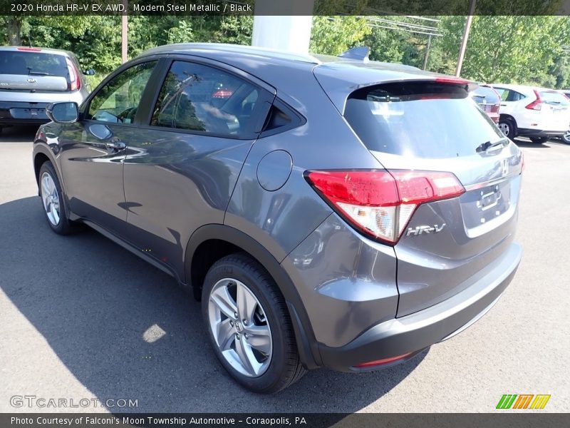 Modern Steel Metallic / Black 2020 Honda HR-V EX AWD