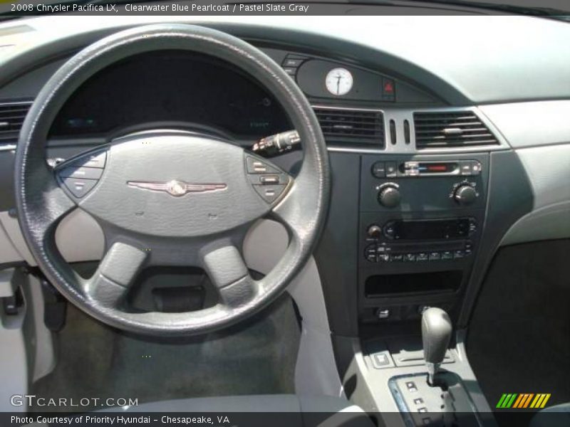 Clearwater Blue Pearlcoat / Pastel Slate Gray 2008 Chrysler Pacifica LX