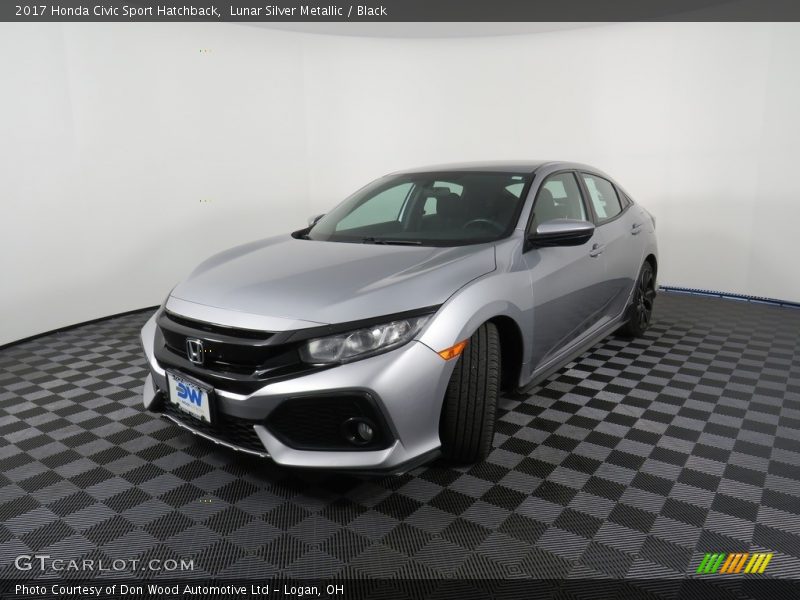 Lunar Silver Metallic / Black 2017 Honda Civic Sport Hatchback