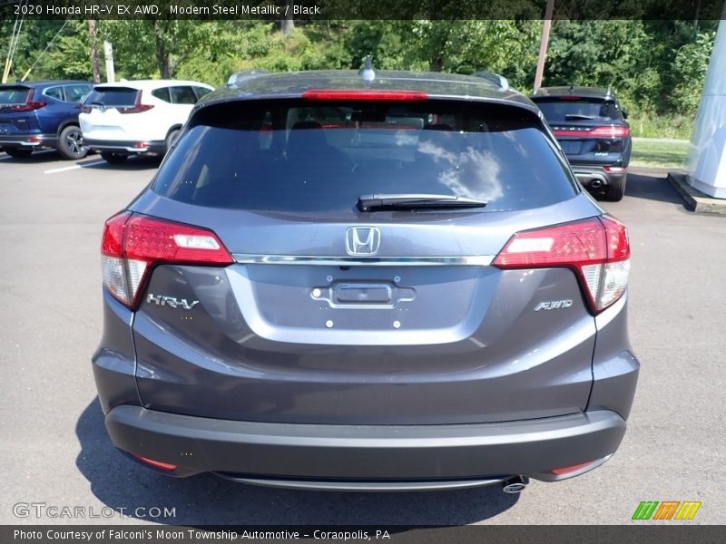 Modern Steel Metallic / Black 2020 Honda HR-V EX AWD