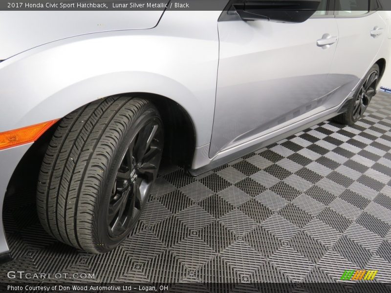 Lunar Silver Metallic / Black 2017 Honda Civic Sport Hatchback